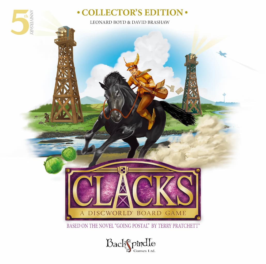Clacks: A Discworld Board Game manufacturing by Boda Games Manufacturing.