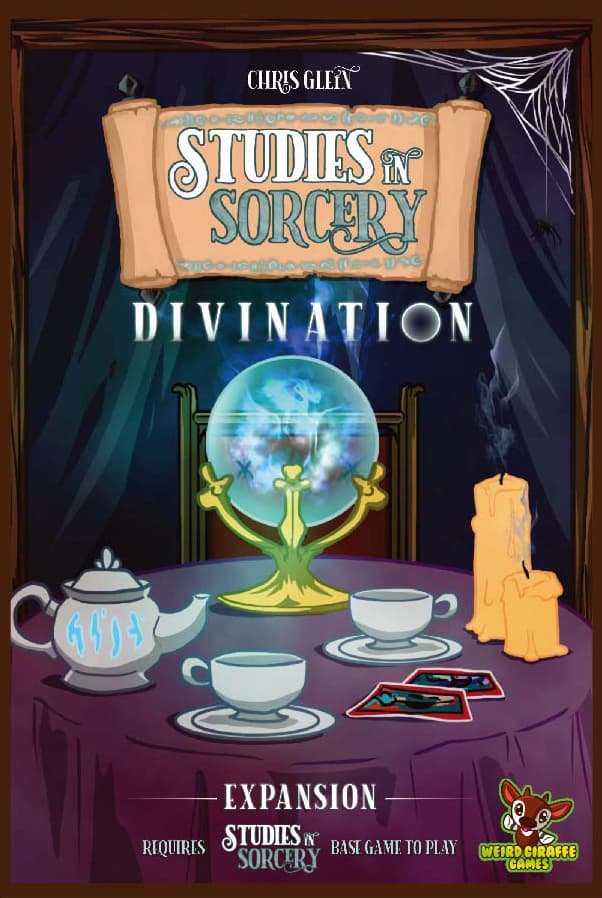 Studies in Sorcery: Divination manufacturing by Boda Games Manufacturing.