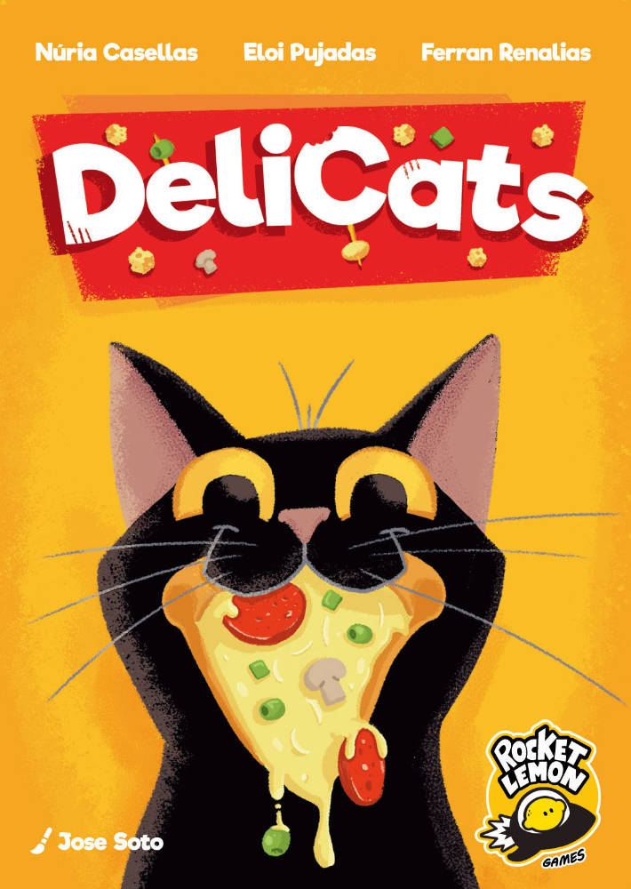 DeliCats the board game was published by Rocket Lemon Games and the board game manufacturer was Boda Games Manufacturing