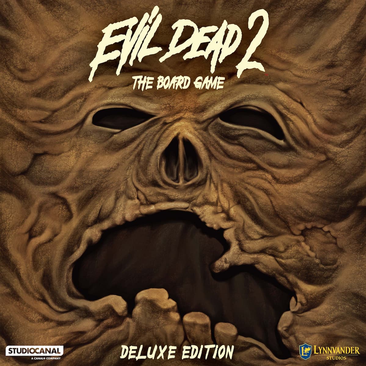 Evil Dead 2: The Board Game – Deluxe Edition the board game was published by Lynnvander Studios and the board game manufacturer was Boda Games Manufacturing.