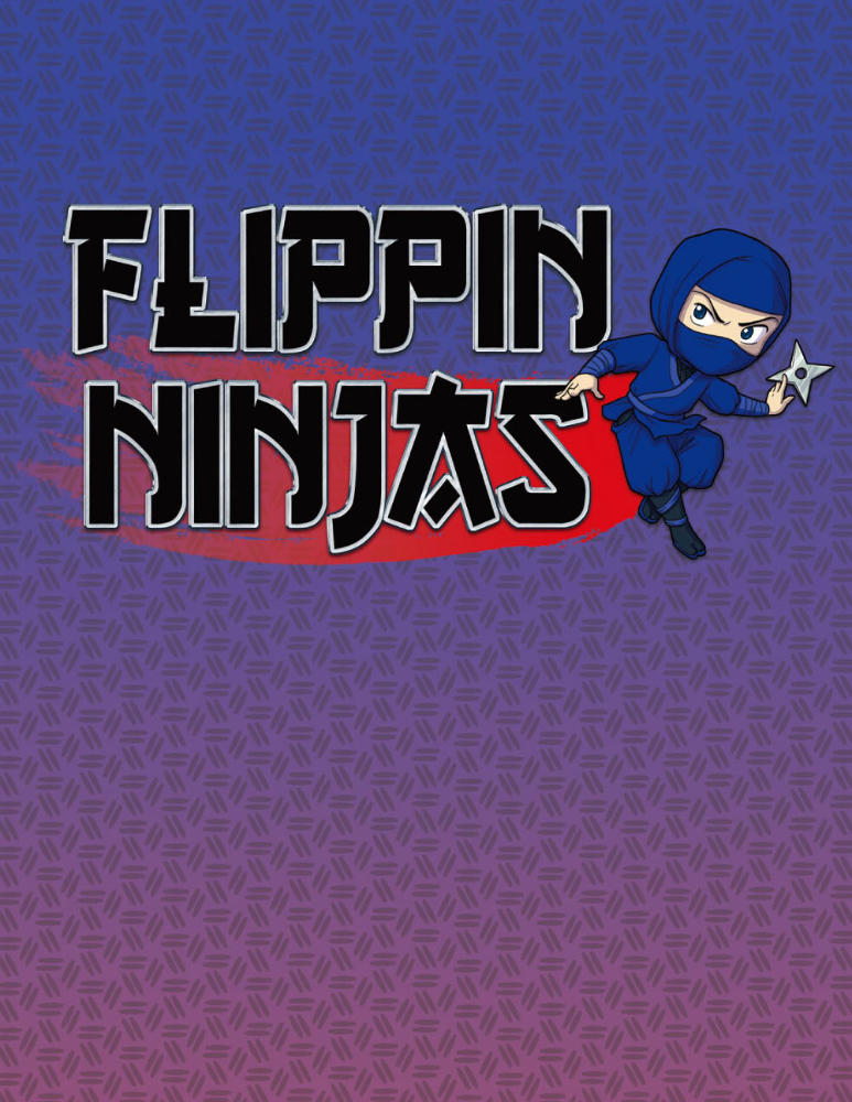 Flippin' Ninjas the board game was published by Catalyst Game Labs and the board game manufacturer was Boda Games Manufacturing.