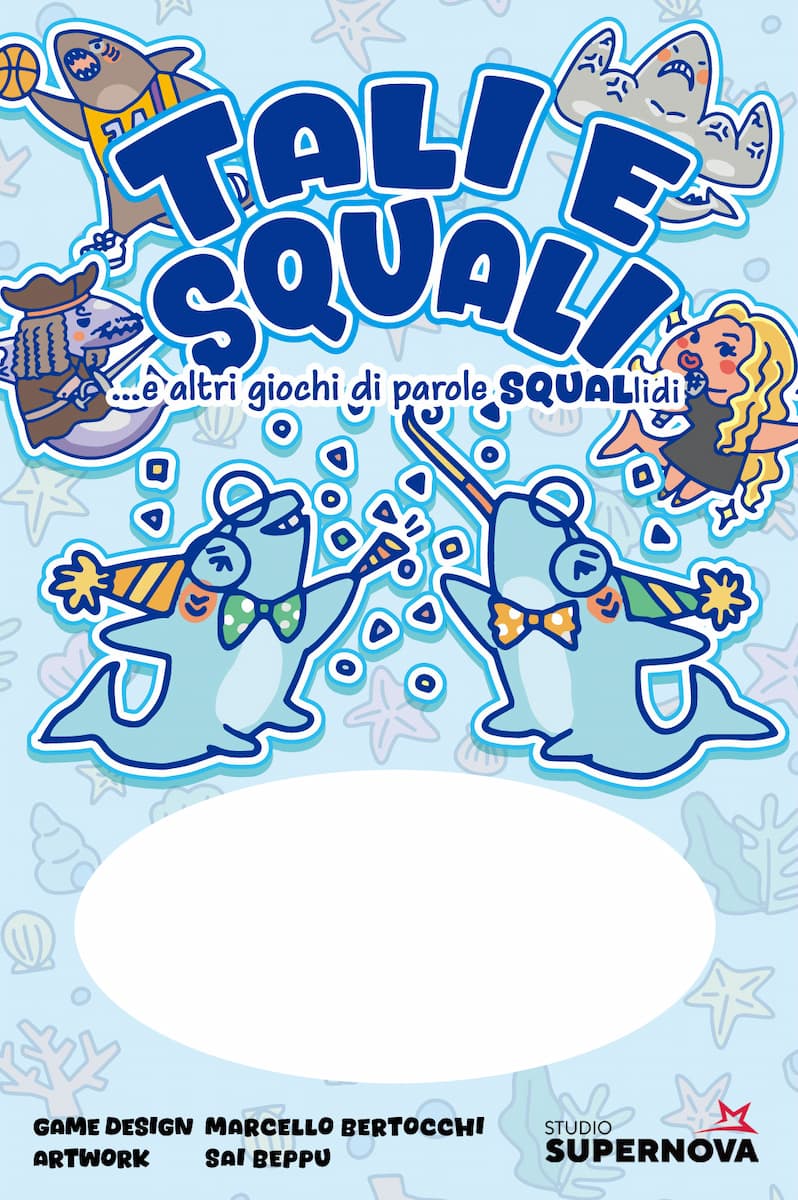 Tali e Squali the board game was published by Studio Supernova and the board game manufacturer was Boda Games Manufacturing.